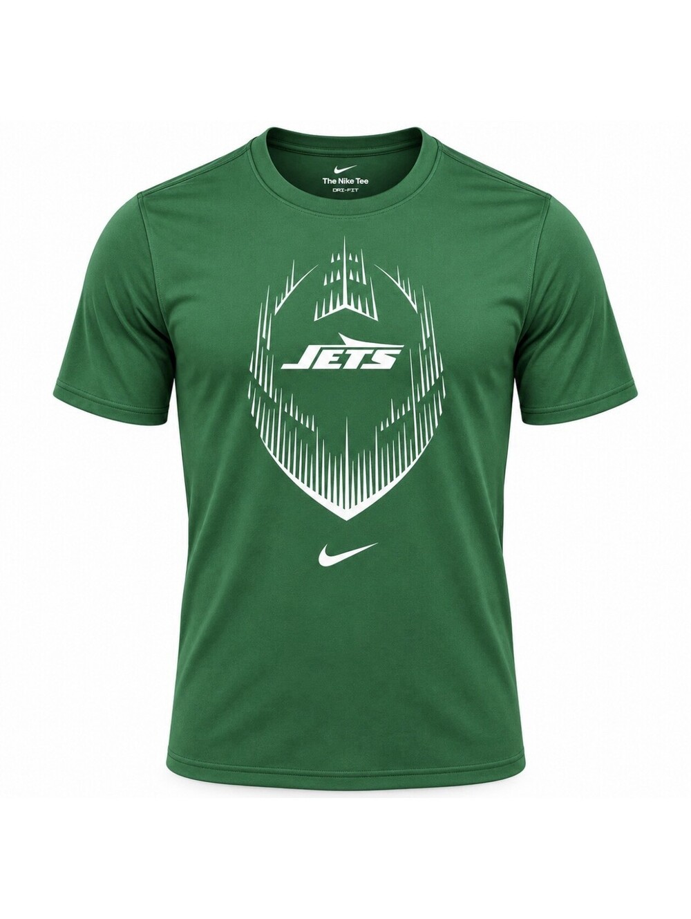 Nike New York Jets Dri-FIT T-Shirt Youth Size Medium 10/12 Green Short Sleeve